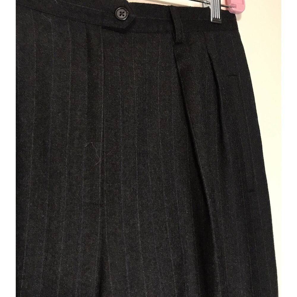 Lauren Ralph Lauren 100% Wool Sz8 Womens Gray Pinstriped Pant Suit - Picture 4 of 9